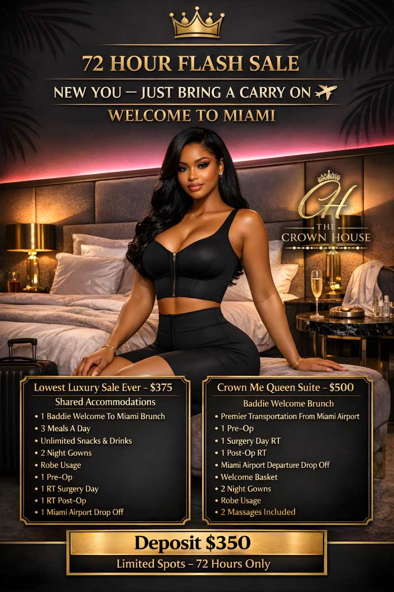 72 Hour Flash Sale – The Crown House Miami